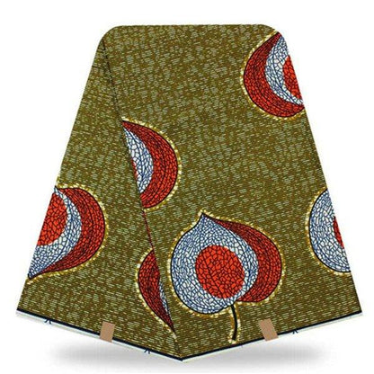 African Real Wax Print Hollandais Fabric - Authentic 6 Yards - B&R African Styles