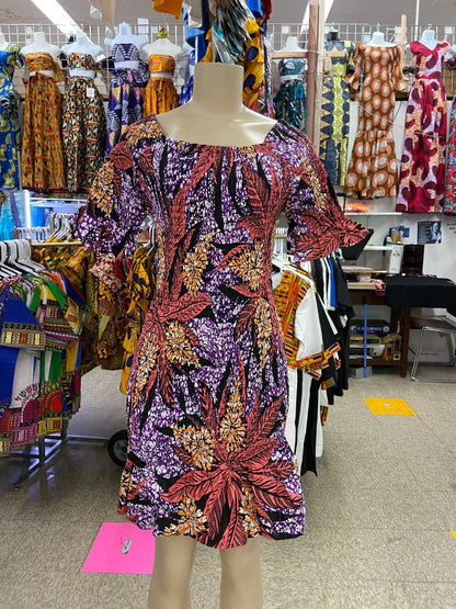 Autumn Ruffled dress - B&R African Styles