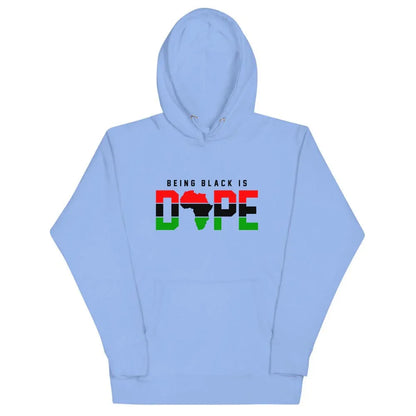 BEING BLACK IS DOPE UNISEX HOODIE - B&R African Styles