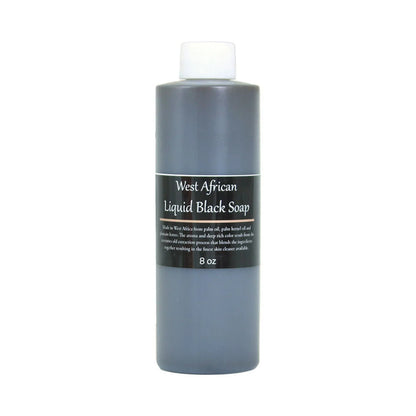 Body Wash Liquid: West African Black Soap 8oz - B&R African Styles