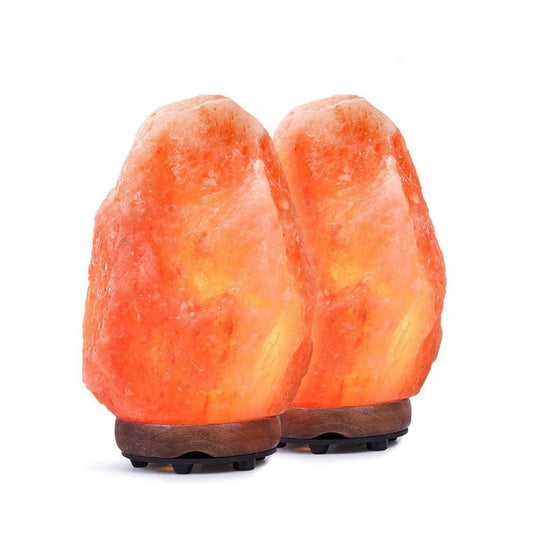 Crystal Rock Himalayan Natural Air Purifier Salt Lamp with Dimmer Switch - B&R African Styles