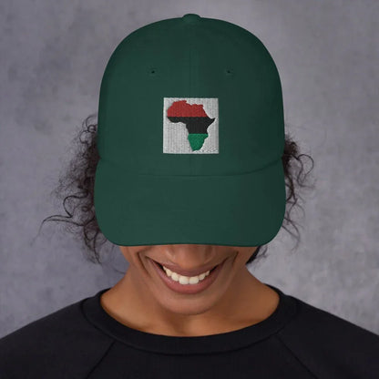 Dad hat: Africa Map - B&R African Styles