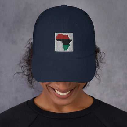 Dad hat: Africa Map - B&R African Styles