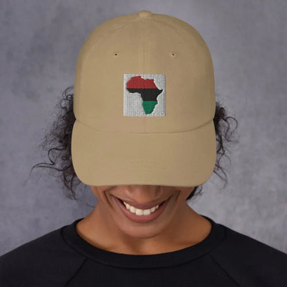 Dad hat: Africa Map - B&R African Styles