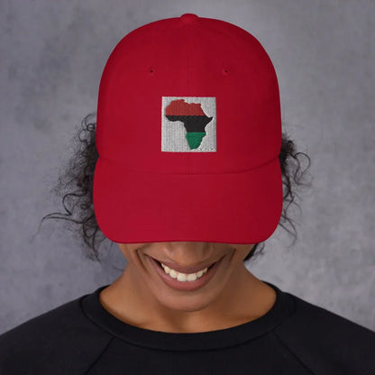 Dad hat: Africa Map - B&R African Styles