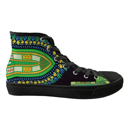 Dashiki Print Sneakers - B&R African Styles