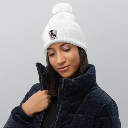 Delta Sigma Theta Pom pom beanie - B&R African Styles