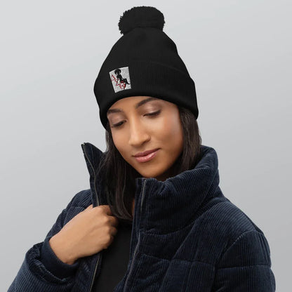 Delta Sigma Theta Pom pom beanie - B&R African Styles