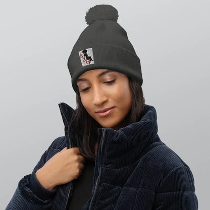 Delta Sigma Theta Pom pom beanie - B&R African Styles