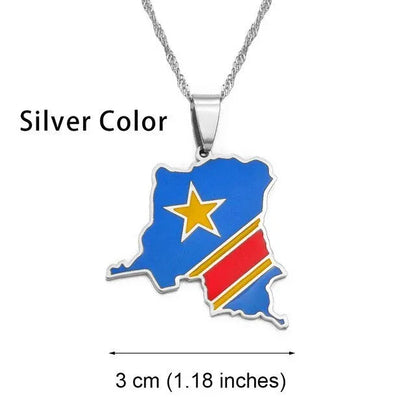 Democratic Republic of the Congo Necklace - B&R African Styles