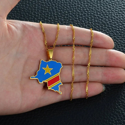 Democratic Republic of the Congo Necklace - B&R African Styles