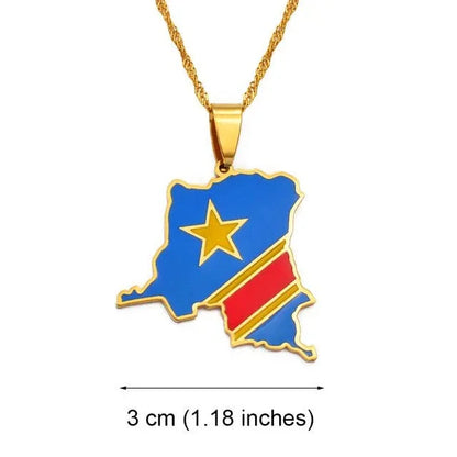 Democratic Republic of the Congo Necklace - B&R African Styles