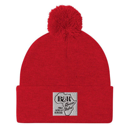 Pom-Pom Beanie - B&R African Styles