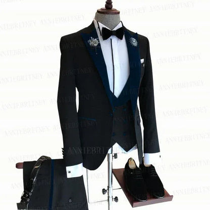 Slim Fit Tux Tailored Blazers 3Pcs - B&R African Styles