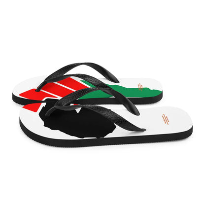 African Power Fist Flip-Flops - B&R African Styles