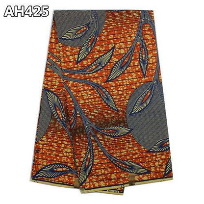 Super Wax Hollandais Ankara Fabric - Premium 100% Cotton 6 Yards - B&R African Styles