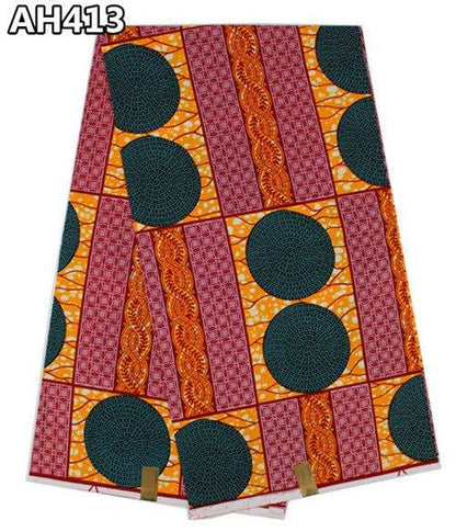 Super Wax Hollandais Ankara Fabric - Premium 100% Cotton 6 Yards - B&R African Styles