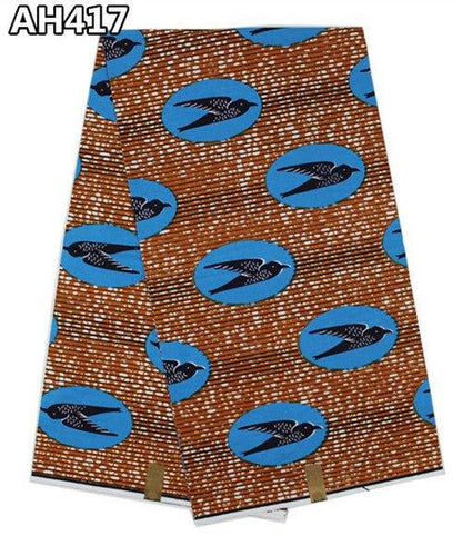 Super Wax Hollandais Ankara Fabric - Premium 100% Cotton 6 Yards - B&R African Styles