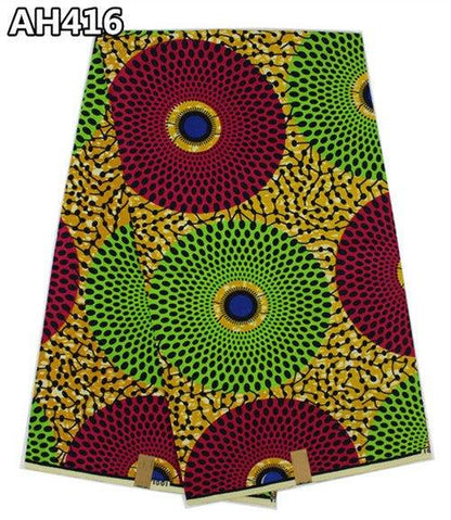 Super Wax Hollandais Ankara Fabric - Premium 100% Cotton 6 Yards - B&R African Styles