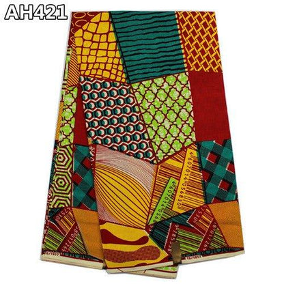 Super Wax Hollandais Ankara Fabric - Premium 100% Cotton 6 Yards - B&R African Styles
