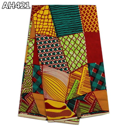 Super Wax Hollandais Ankara Fabric Wax Prints 100% Cotton 6yards - B&R African Styles