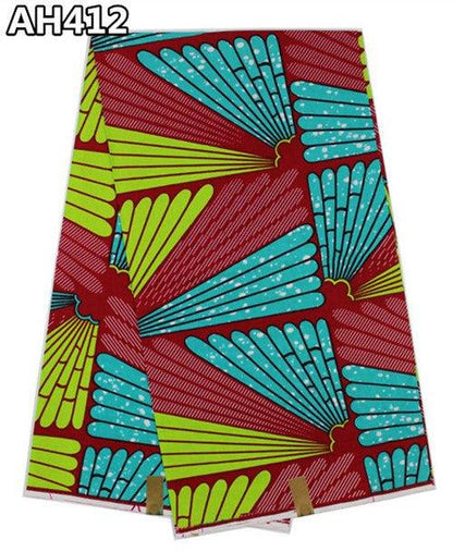 Super Wax Hollandais Ankara Fabric - Premium 100% Cotton 6 Yards - B&R African Styles