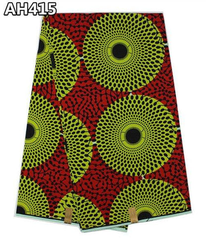 Super Wax Hollandais Ankara Fabric - Premium 100% Cotton 6 Yards - B&R African Styles