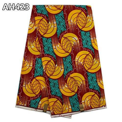 Super Wax Hollandais Ankara Fabric - Premium 100% Cotton 6 Yards - B&R African Styles