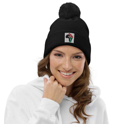 The Great Fist of Africa Pom pom beanie - B&R African Styles
