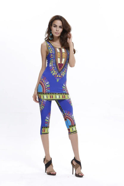 Traditional Dashiki Leggings 2pcs Sets - B&R African Styles