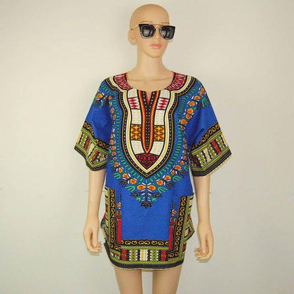 Unisex Classic Cotton Dashiki Top Plus Size - B&R African Styles