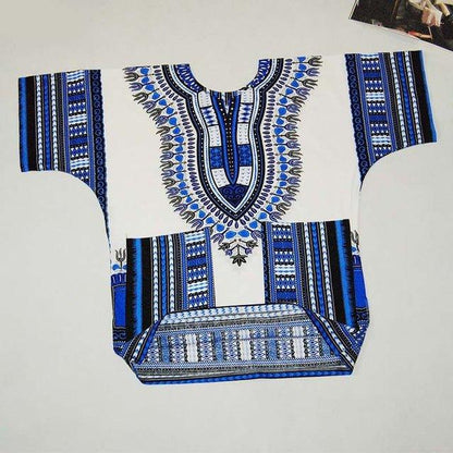 Unisex Classic Cotton Dashiki Top Plus Size - B&R African Styles