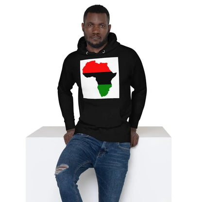 Unisex Hoodie: Africa Map - B&R African Styles