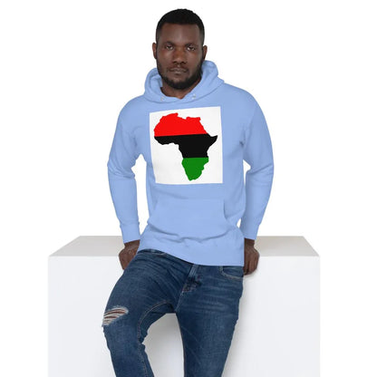 Unisex Hoodie: Africa Map - B&R African Styles