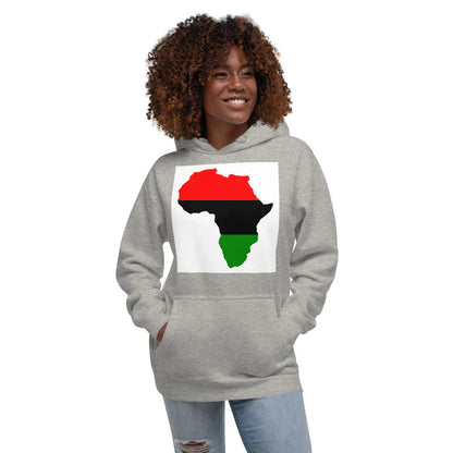 Unisex Hoodie: Africa Map - B&R African Styles