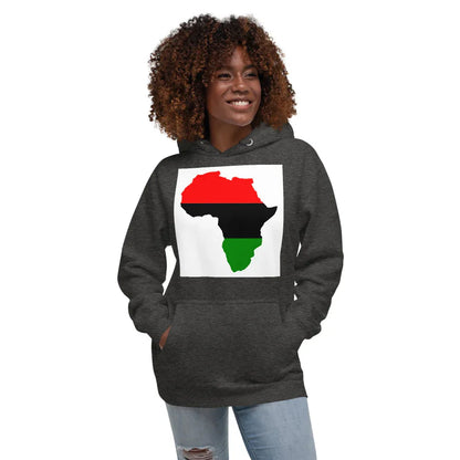 Unisex Hoodie: Africa Map - B&R African Styles