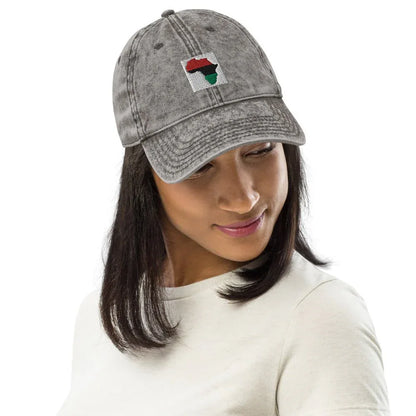 Vintage Cotton Twill Cap - B&R African Styles