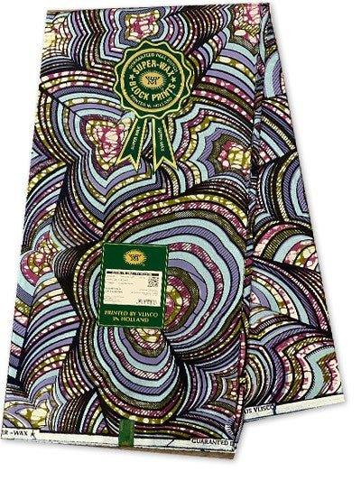 Vlisco Hollandais Embellished Gold Super - B&R African Styles