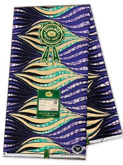 Vlisco Hollandais Embellished Gold Super - B&R African Styles