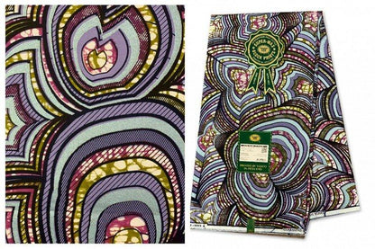 Vlisco Hollandais Embellished Gold Super - B&R African Styles
