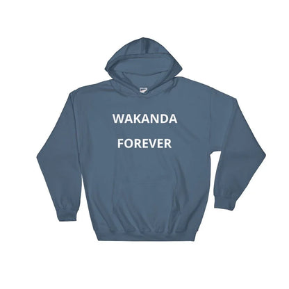 Wakanda Forever (White Font) - Hooded Sweatshirt - B&R African Styles