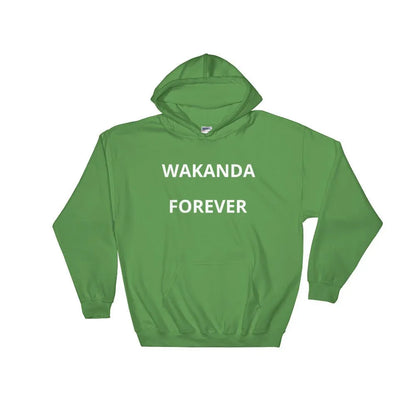 Wakanda Forever (White Font) - Hooded Sweatshirt - B&R African Styles