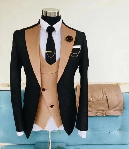 Slim Suits for Men 3 pieces Blazer Jacket - B&R African Styles