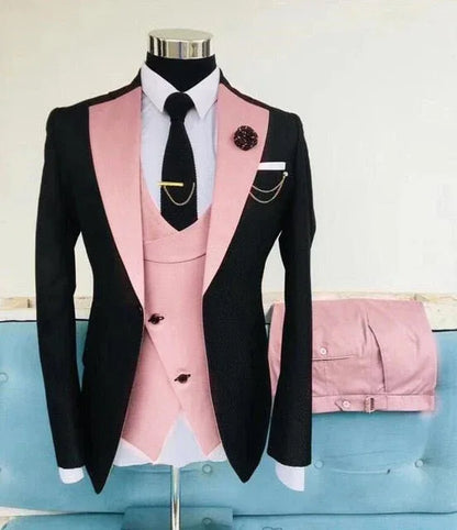 Slim Suits for Men 3 pieces Blazer Jacket - B&R African Styles