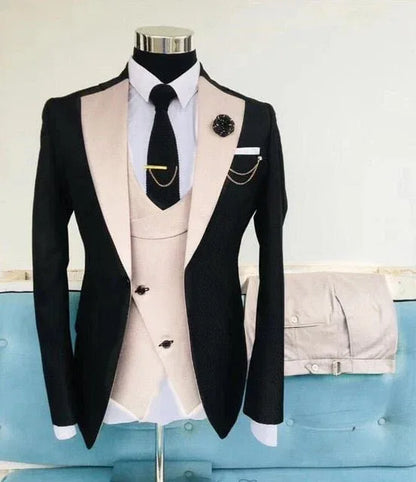 Slim Suits for Men 3 pieces Blazer Jacket - B&R African Styles