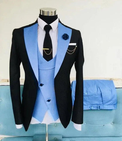 Slim Suits for Men 3 pieces Blazer Jacket - B&R African Styles