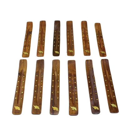 Wooden Incense Burners Set of 12 - B&R African Styles