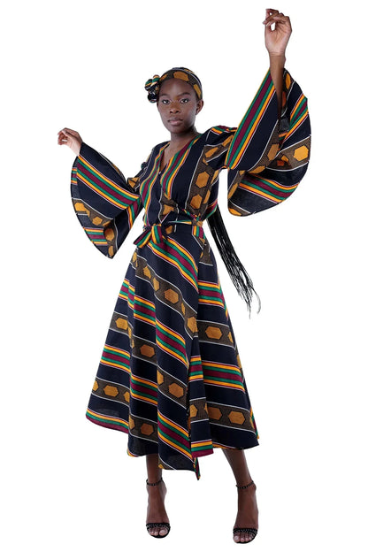 WRAP DRESS - B&R African Styles