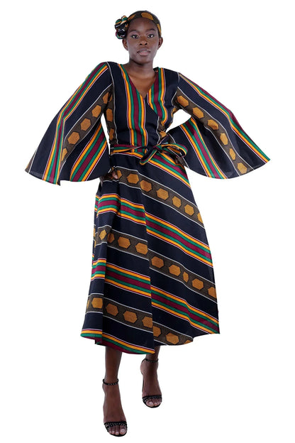 WRAP DRESS - B&R African Styles