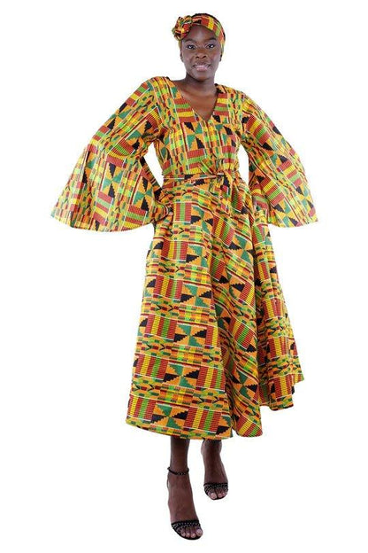 WRAP DRESS - B&R African Styles